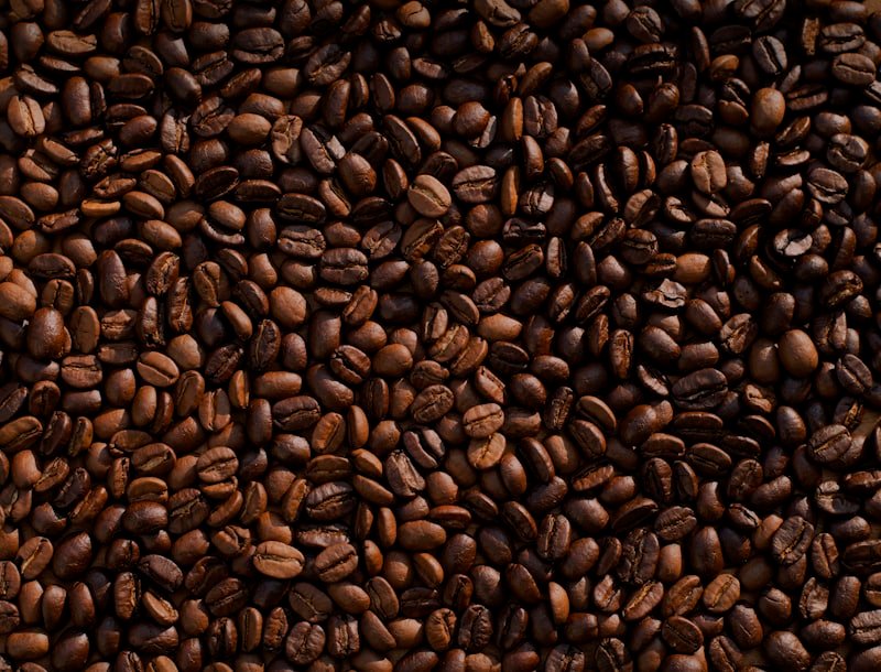 Roasted coffee beans prepared for export